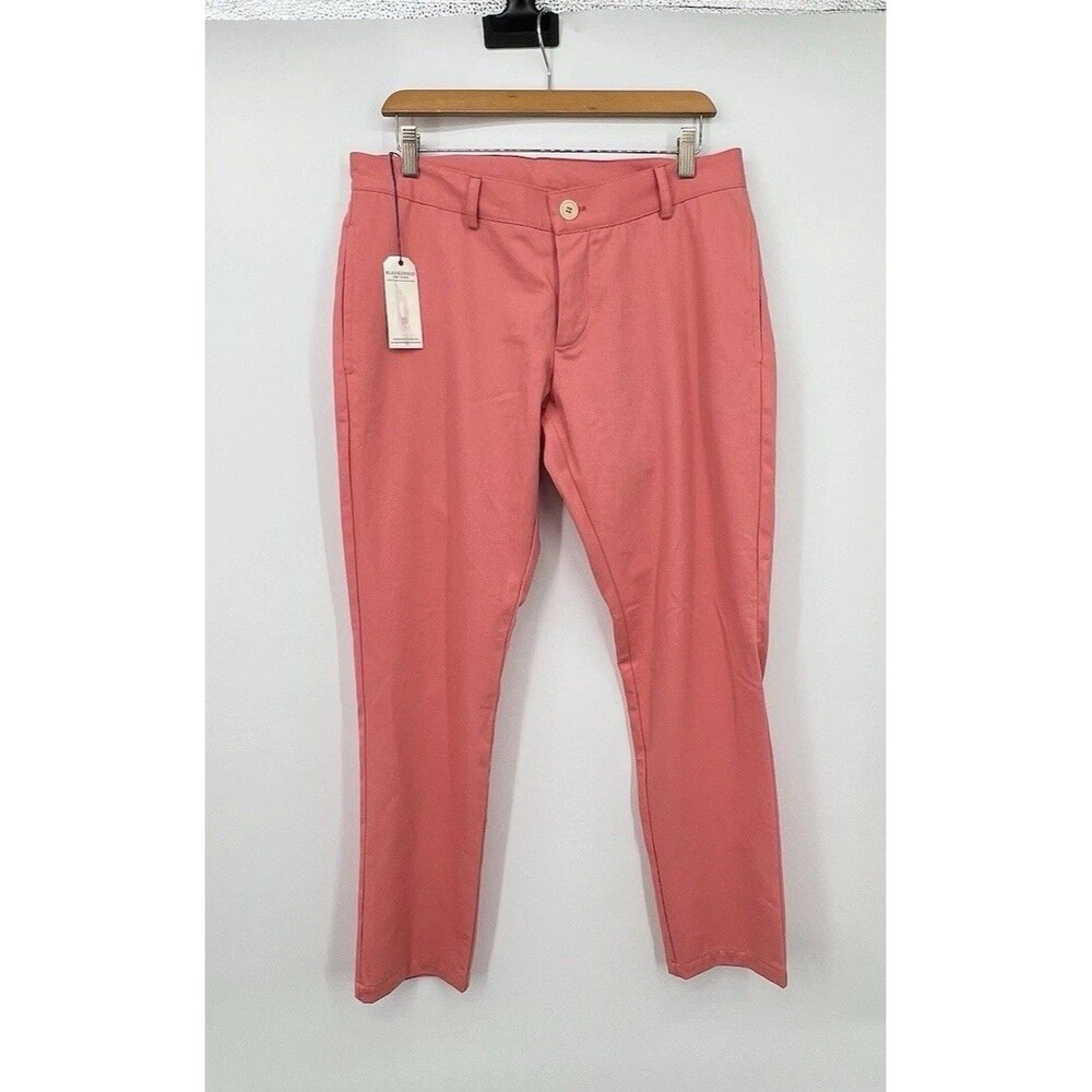 Blankenship Dry Goods Mens Pants Patriot Nantucket Pink Sz 33 x30 Preppy Resort